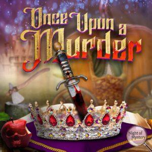 Once Upon a Murder crown with a knife 