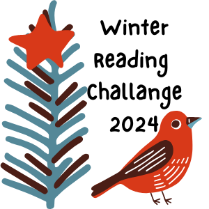 Winter Reading Challenge with a red bird and star.