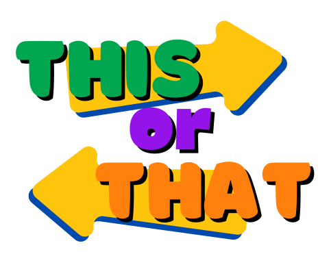 text image of "this or that?"