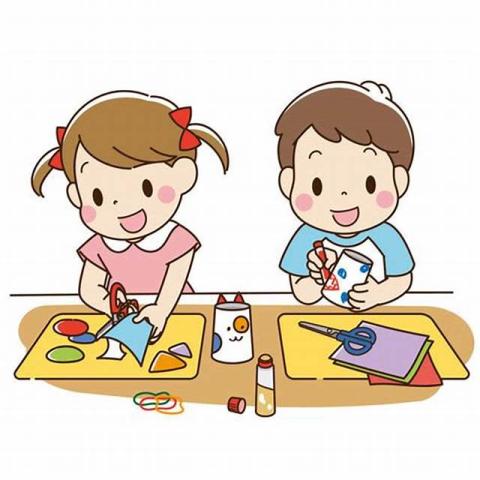 Littles crafting art projects